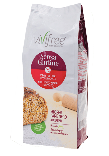 Black Bread Mix with Cereals vivifree