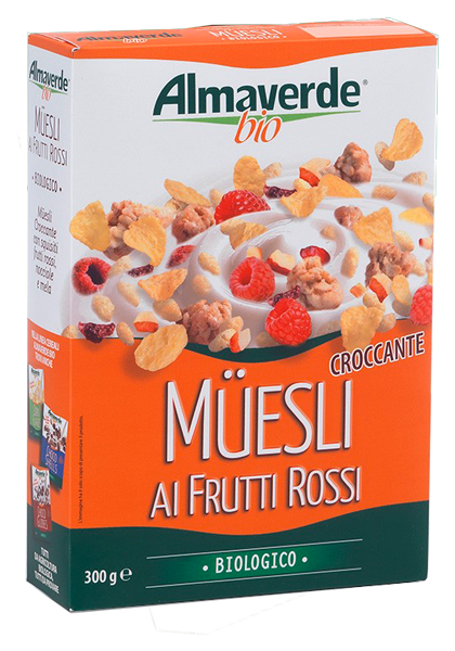 Muesli croccante frutti rossi Almaverde