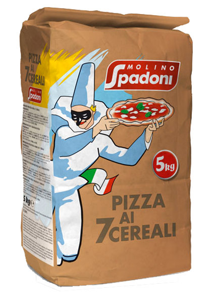 pizza nera ai 7 cereali molino spadoni