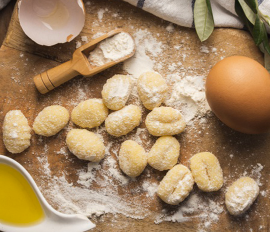 Gnocchetti con preparato Molino spadoni