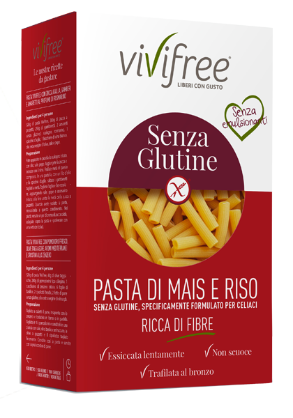 sedanini pasta mais e riso molino spadoni