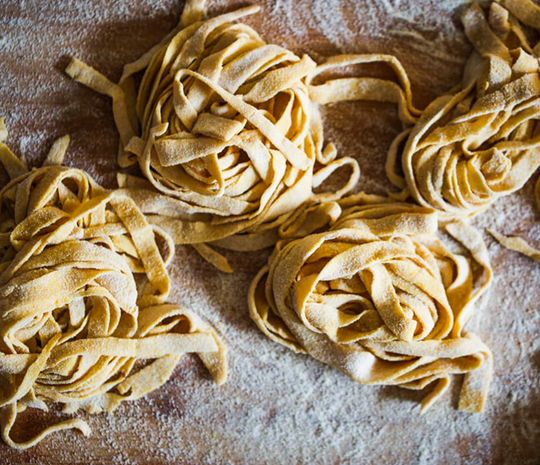 Eggless Tagliolini with Rustic Bean Sauce recipes